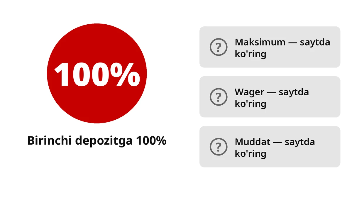 Xparibet sport bonusi: birinchi depozitga 100%